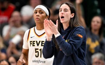 Indiana -kuume loukkaantuu Caitlin Clarkin kanssa