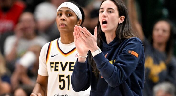 Indiana -kuume loukkaantuu Caitlin Clarkin kanssa