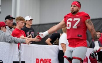 Ohion osavaltion Austin Siereveld on OSU: n todennäköinen vasen taistelu