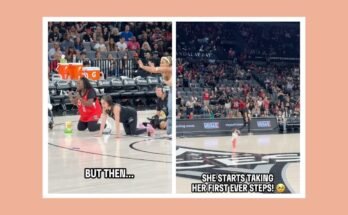 wnba baby crawling