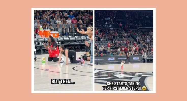 wnba baby crawling