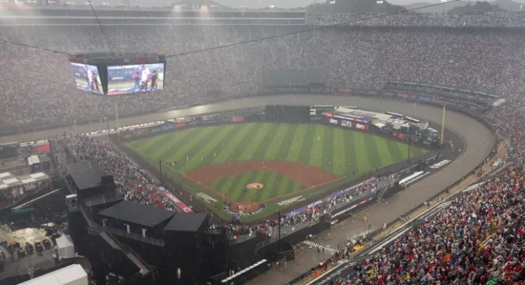 MLB Speedway Classic stadium issues: Fans criticize food, seating and more as Braves, Reds meet at Bristol image