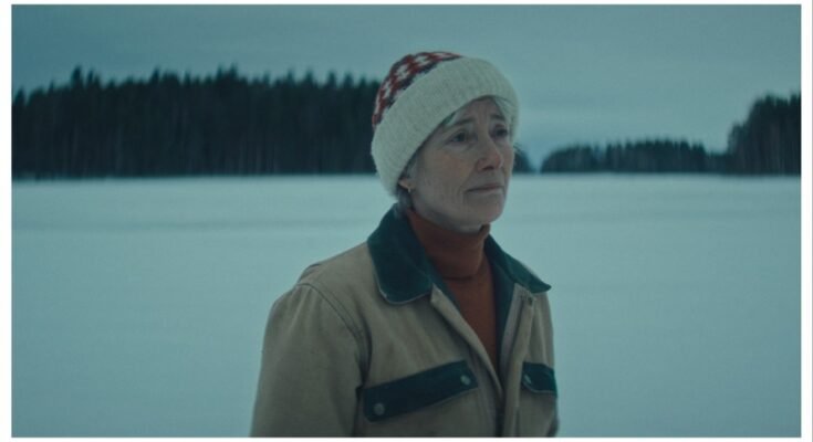 Emma Thompson Dead of Winter, kääntäen toimintakohtauksia 66 -vuotiaana