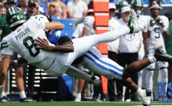 Toinen Kentucky Steven Soles Jr. Sacks Ohio -puolustaja Nick Poulos - Dr. Michael Huang, Kentucky Sports Radio