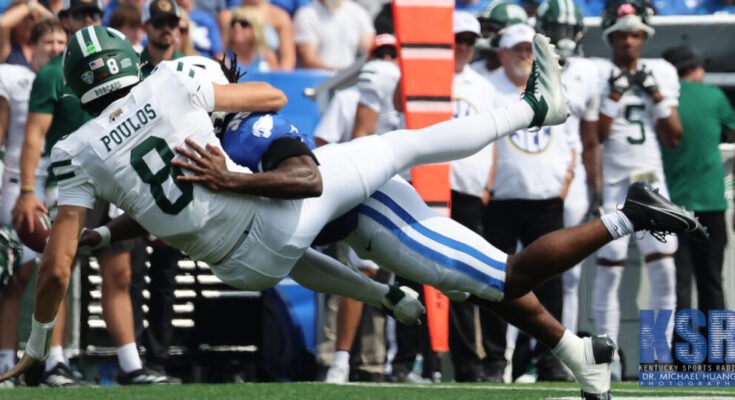 Toinen Kentucky Steven Soles Jr. Sacks Ohio -puolustaja Nick Poulos - Dr. Michael Huang, Kentucky Sports Radio