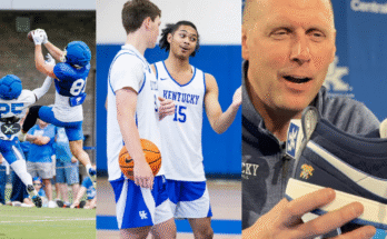 Seth McGowan at Kentucky Football Fall Camp, via Jacob Noger, UK Football