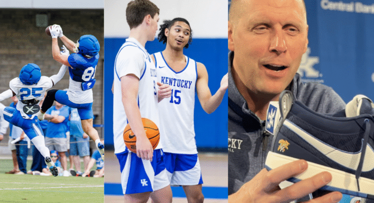 Seth McGowan at Kentucky Football Fall Camp, via Jacob Noger, UK Football