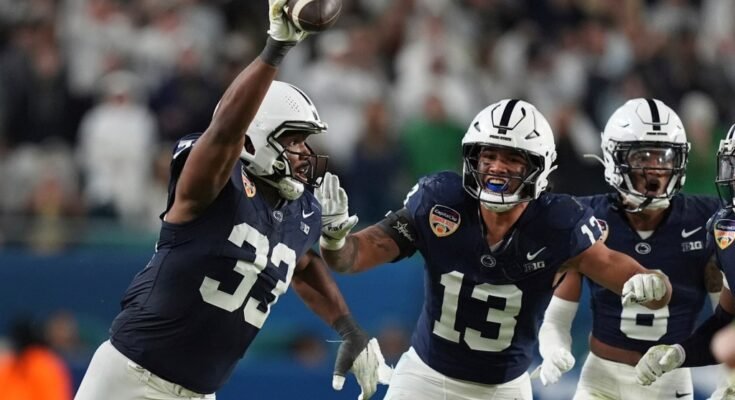 Dani Dennis-Sutton, Penn State, toivoo jatkavansa CFP: n menestystä tänä vuonna
