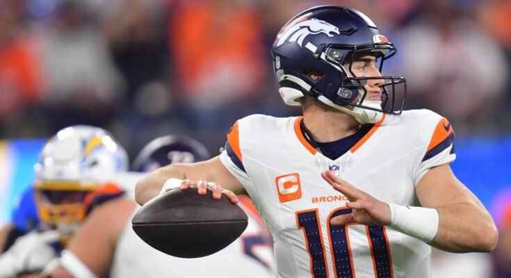 Kuinka panostaa Broncosiin vuonna 2025: Super Bowl -kertoimet, voittaa yhteensä, lisävarusteet, paras Pariisin rakennus Denverille