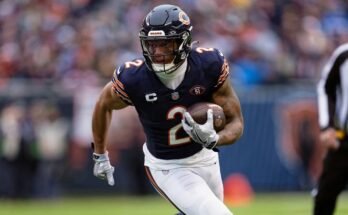 Fantasiajalkapallokurssit 2025: Saman edistyneen NFL -mallin ratapölkyt, jotka kutsuivat James Cookin massiiviseksi vuodeksi