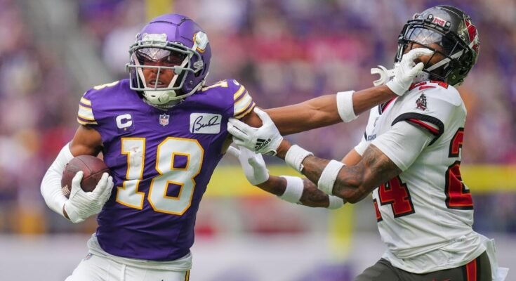 Ilmainen 2025 NFL Parritin poiminta, ennusteet: Back Packers, Justin Jefferson, Caleb Williams NFC North Bettsissä