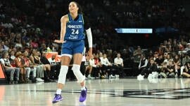 Naphesesa Collier Buthury: Lynx Star ja WNBA MVP Bretrunner Boignent kanavan ulkopuolella nilkan vakavan rullan jälkeen