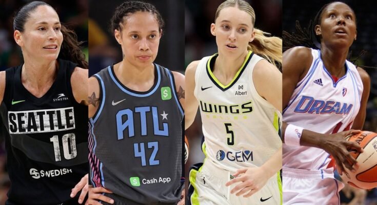 Sue Bird Brittney Griner Paige Buckers ja  U200BChamme HoldsClaw