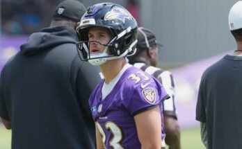 Ravens -harjoitusleirin muistikirja: Uusi kicker Tyler Loop saa John Harbaughin `` A +++ 'ensimmäisessä testissä stadionilla