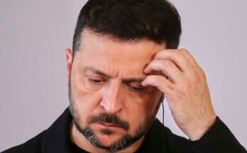 Ukrainan presidentti, Volodymyr Zelenskyy, osallistui lehdistötilaisuuteen vierailunsa aikana Wienissä, Itävallassa, 16. kesäkuuta 2025.