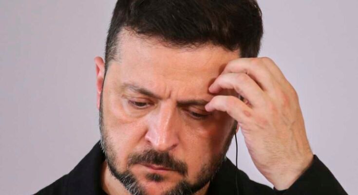 Ukrainan presidentti, Volodymyr Zelenskyy, osallistui lehdistötilaisuuteen vierailunsa aikana Wienissä, Itävallassa, 16. kesäkuuta 2025.