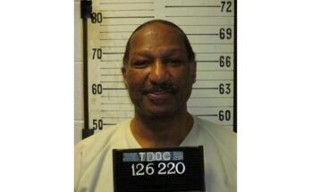 Tämä Tennessee Corrections Department Watch Byron Black -osaston toimittama päivätty varausvalokuva.