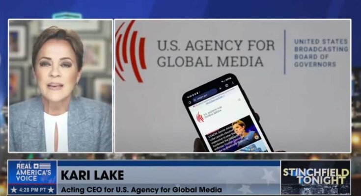 Trumpin hallinnon neuvonantaja Kari Lake ilmoitti äskettäin todellisella laulukaapelin televisiokanavalla.