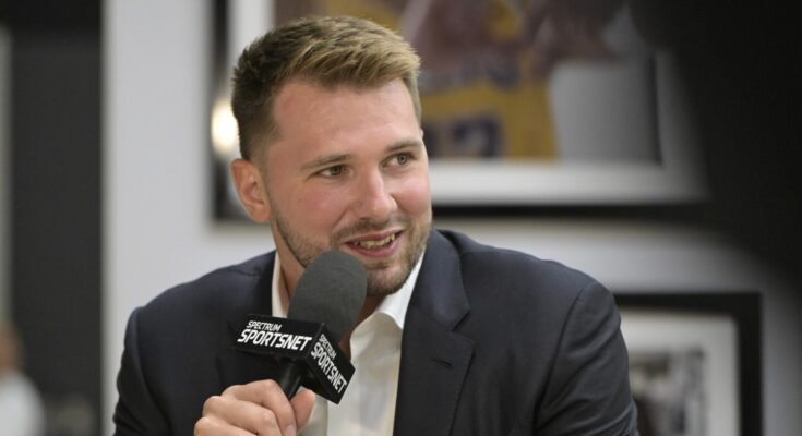 Luka Doncic, odotus, ei takana, allekirjoittaessaan laajennusta Lakersin kanssa